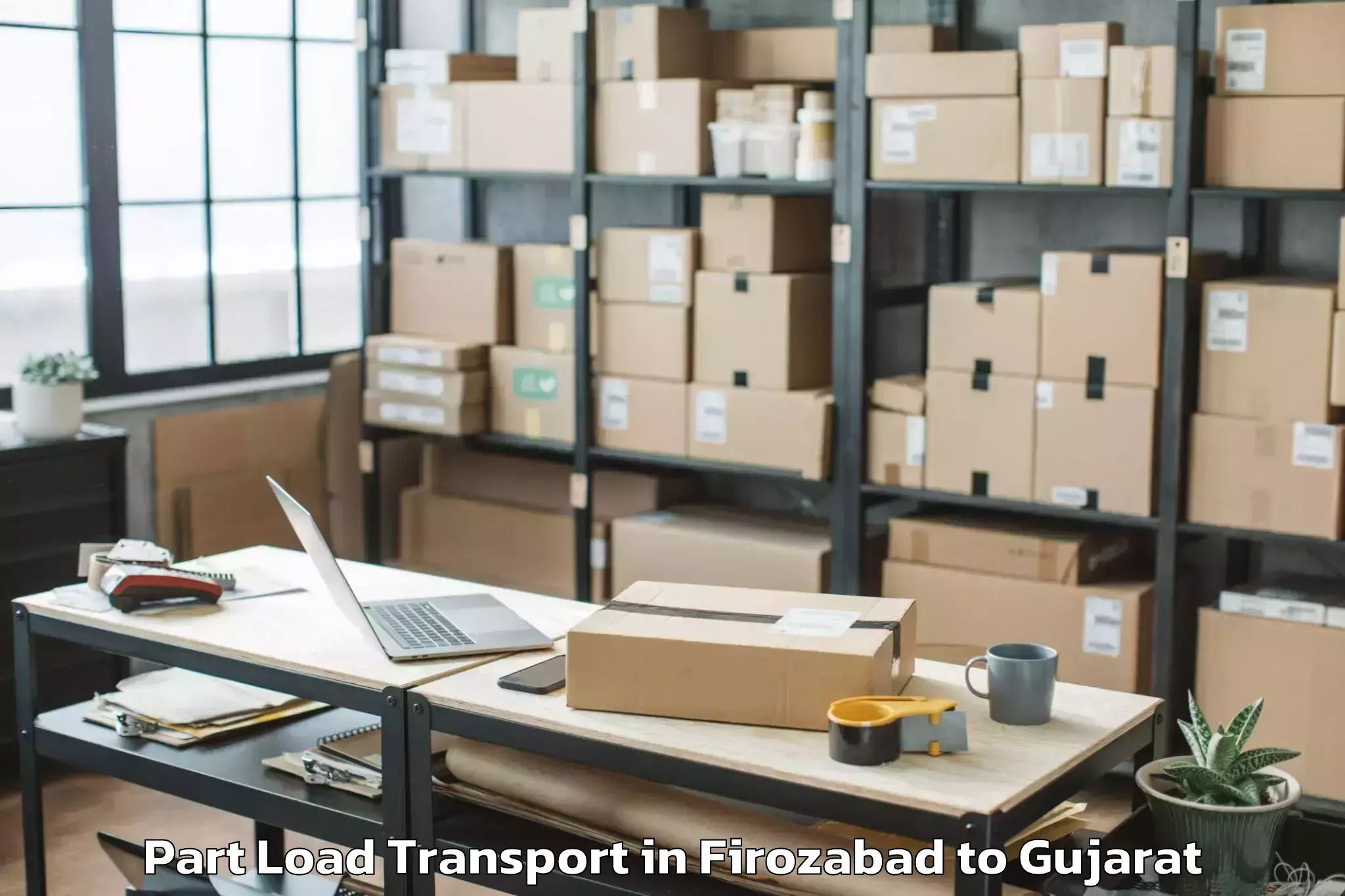 Reliable Firozabad to Katpur Part Load Transport